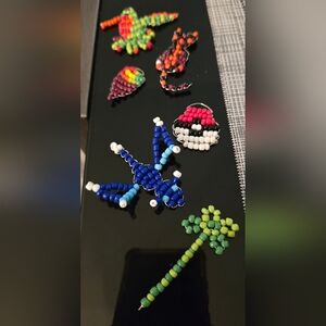 Beaded Charm Pendants